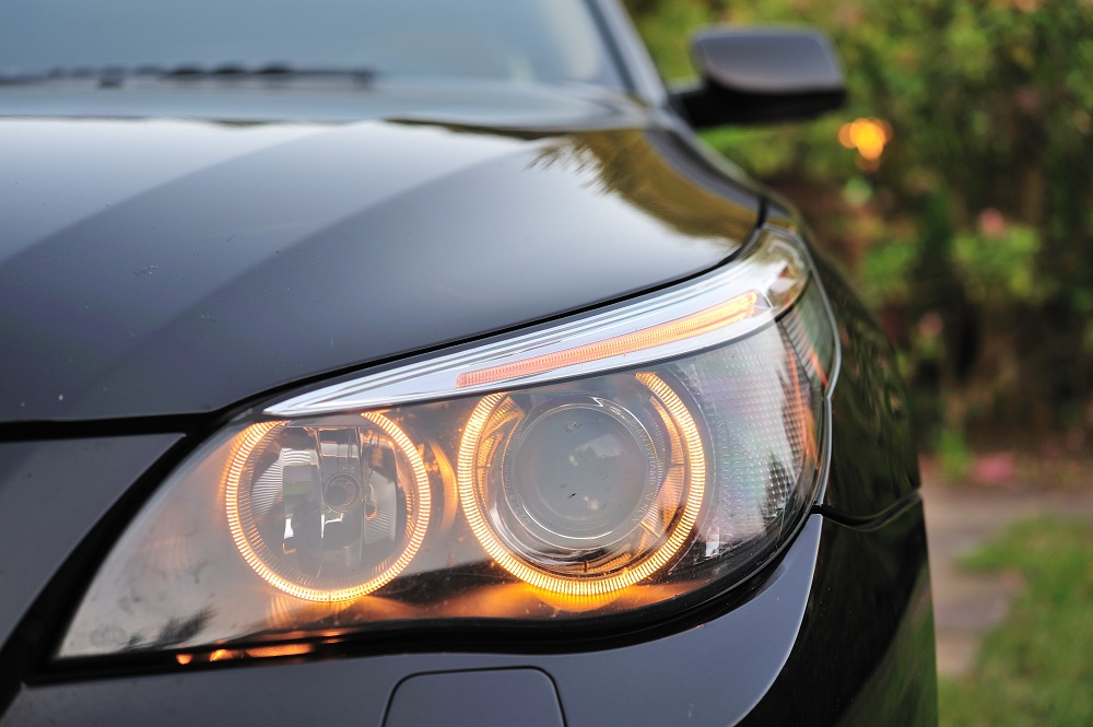 Headlight of BMW