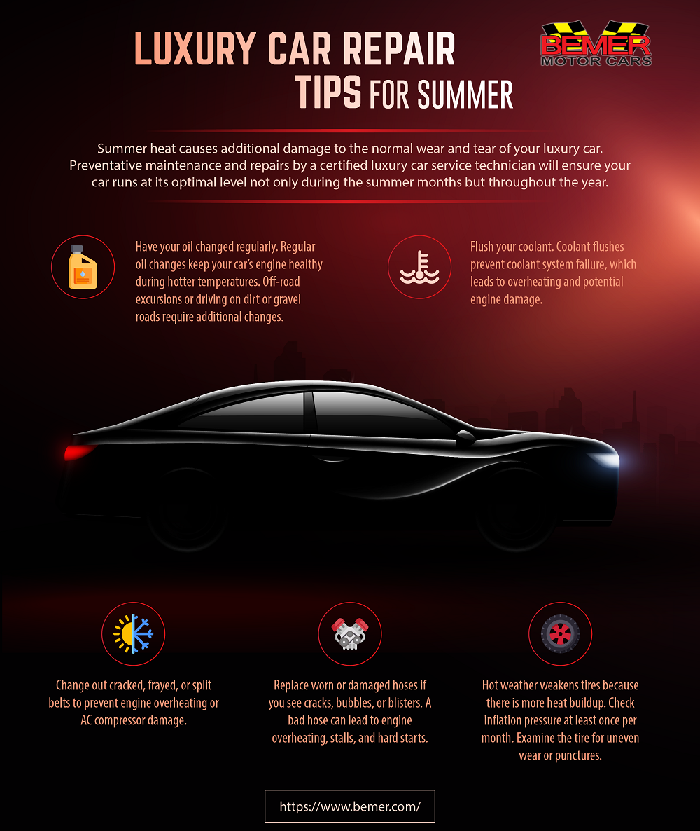 Luxury Car Repair Tips for Summer