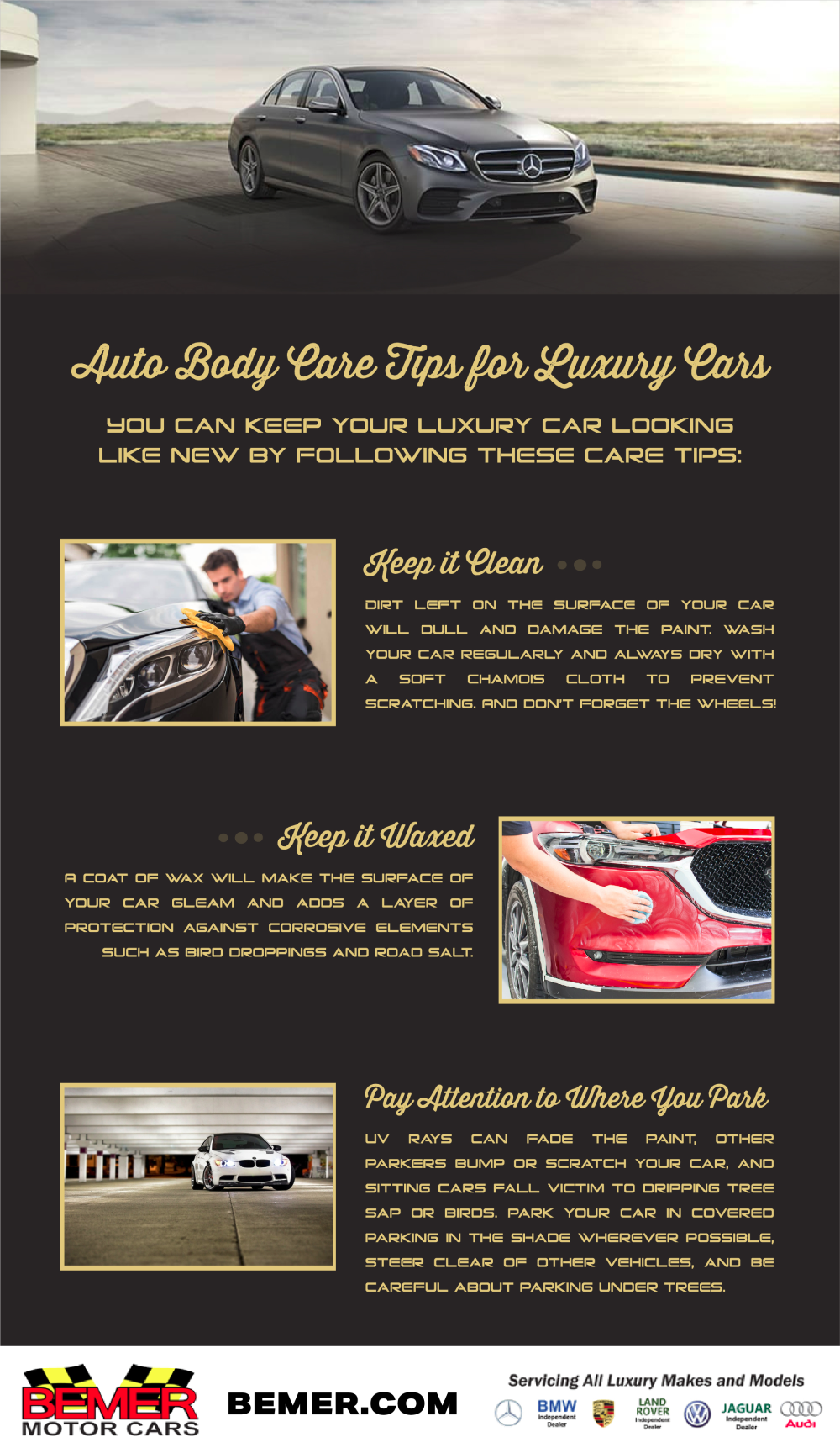 Auto Body Care Tips for Luxury Cars